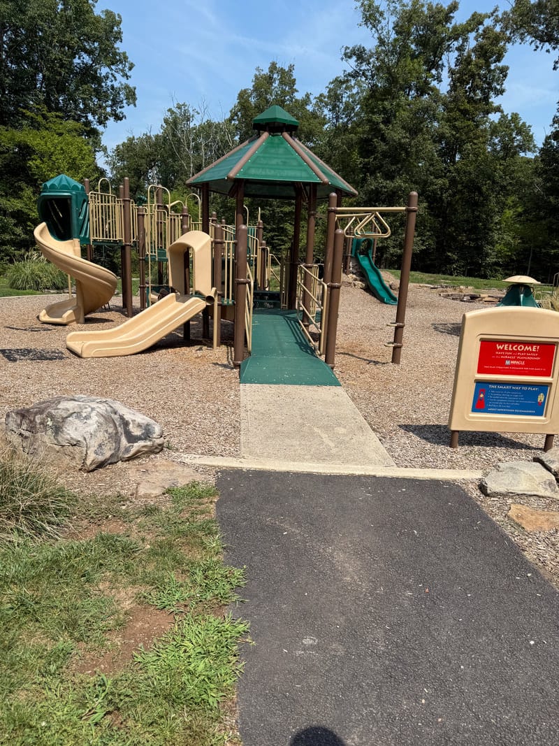 The accessible playground at Potomac Crossing Park