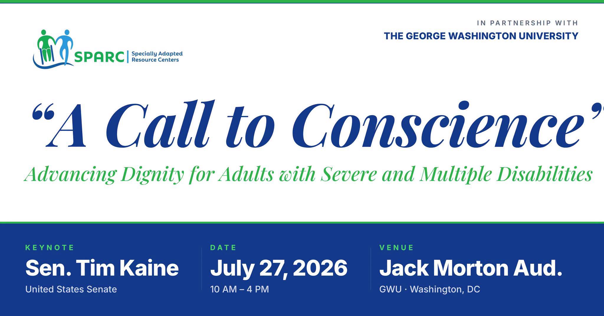 A Call to Conscience &ndash; Advancing Inclusion for Adults with Disabilities who have Significant Support Needs
